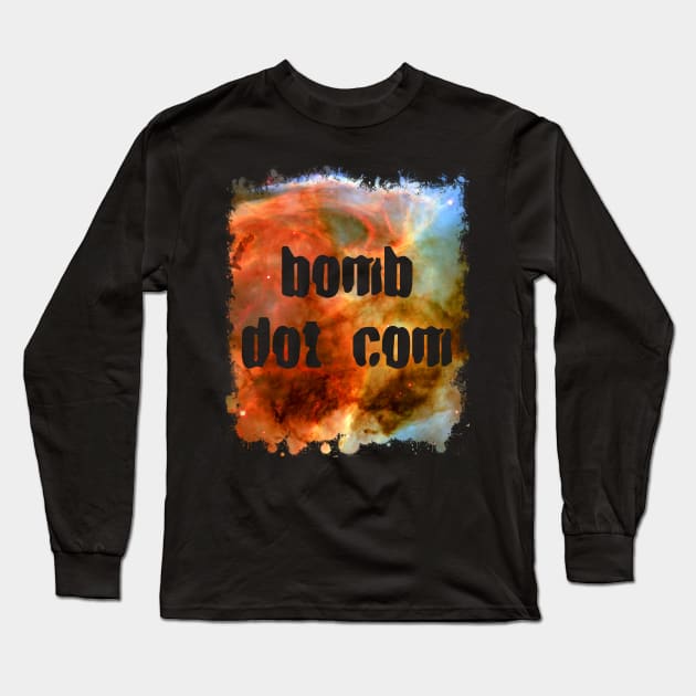 Bomb Dot Com Funny 80's Long Sleeve T-Shirt by solsateez